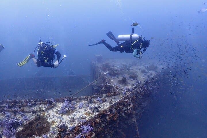 Dive the King Cruiser Wreck: Phuket 3-Dive Day Trip with Hotel Pickup