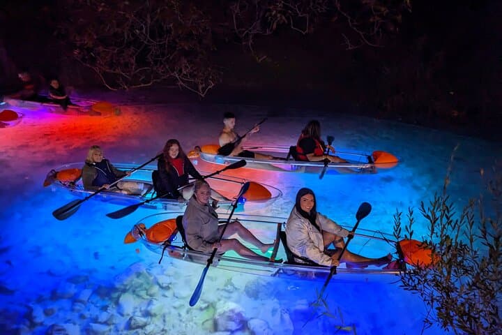Transparent Kayak Glow Tour in Split — Night Kayaking on Žrnovnica River photo 3
