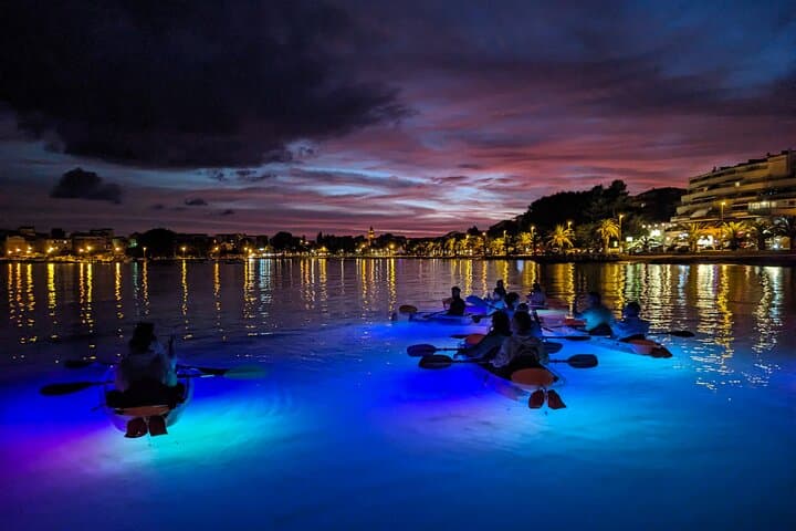 Transparent Kayak Glow Tour in Split — Night Kayaking on Žrnovnica River photo 4