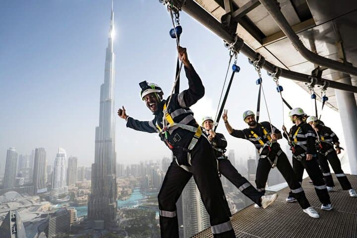 Burj Khalifa At The Top & Sky Views Edge Walk: Dubai Observation Deck and Ledge Walk