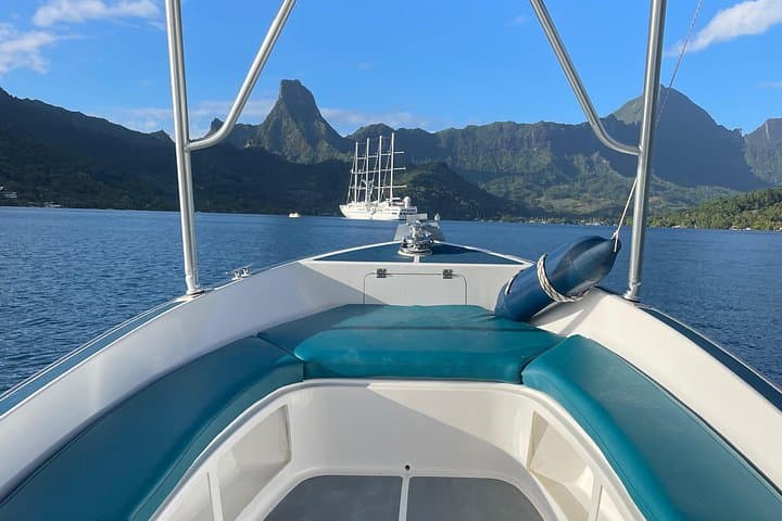 Moorea Private Eco Boat Cruise with Native Crew — Snorkel Bays & Marine Reserve photo 2