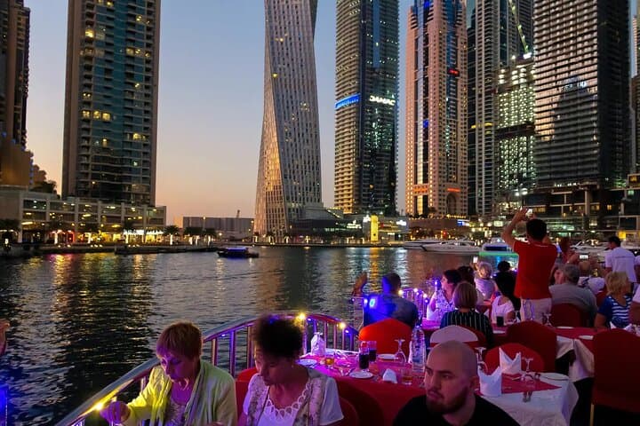 Dubai Dhow Cruise Marina Dinner: Evening Buffet, Skyline Views & Live Tanoura Show photo 5