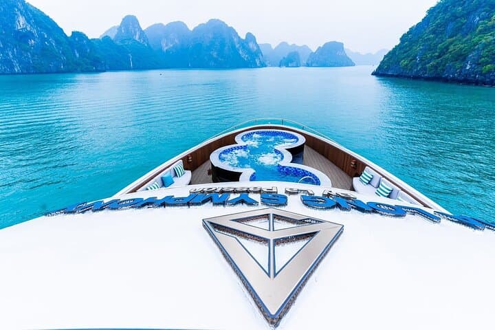 Halong Bay Symphony Day Cruise: Sung Sot Cave, Ti Top Island & 5-Star Lunch