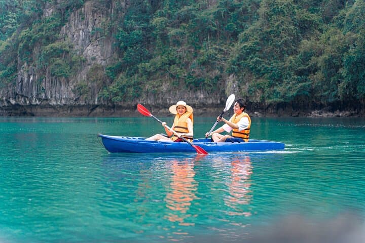 Day Cruise Through Ha Long Bay: Symphony 5-Star Tour to Sung Sot Cave & Titov Island photo 5
