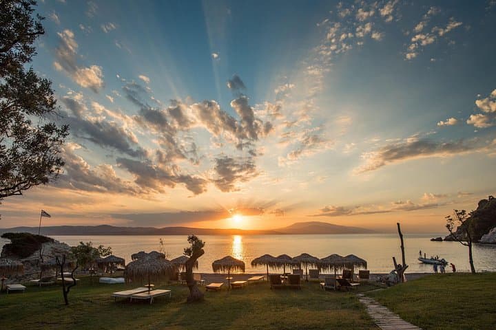 Skiathos Sunset Cruise: Private Luxury Yacht to Koukounaries & Banana Beach photo 4