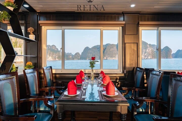 Reina Ha Long Luxury Day Cruise: Kayak, Cave & Sunset in Ha Long Bay photo 4