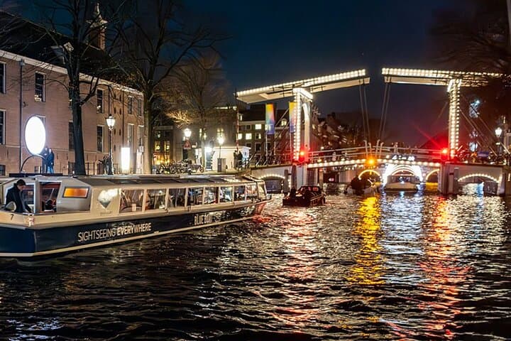Amsterdam Light Festival Canal Cruise — Evening Tour with Audio Guide & Wine & Cheese Option photo 1