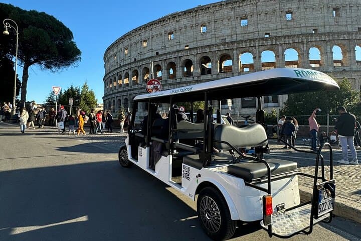 Rome Golf Cart Tour: 6-Hour Eco-Friendly Sightseeing with Itinerant Lunch