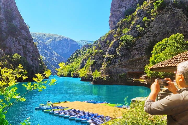 Matka Canyon Day Trip: Kayaks, Vrelo Cave & Tetovo's Painted Mosque photo 3