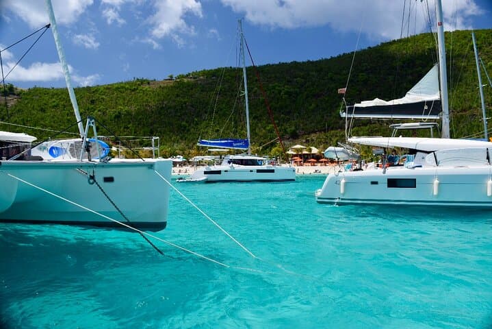 Private 32' Power Catamaran Charter to Jost Van Dyke (BVI) — Day Trip to White Bay & Sandy Spit photo 5