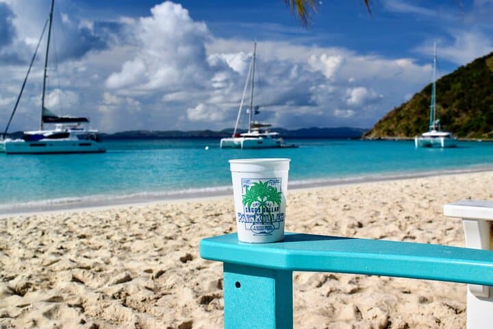 Private 32' Power Catamaran Charter to Jost Van Dyke (BVI) — Day Trip to White Bay & Sandy Spit