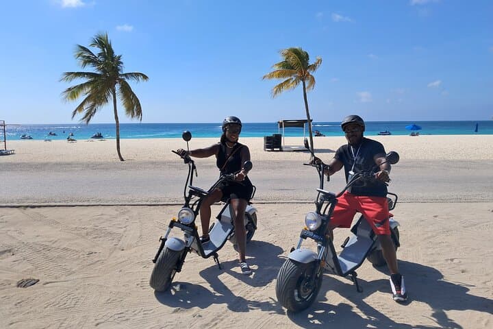 Full-Day Aruba Electric Scooter Rental: Explore Beaches, Town & Hidden Gems