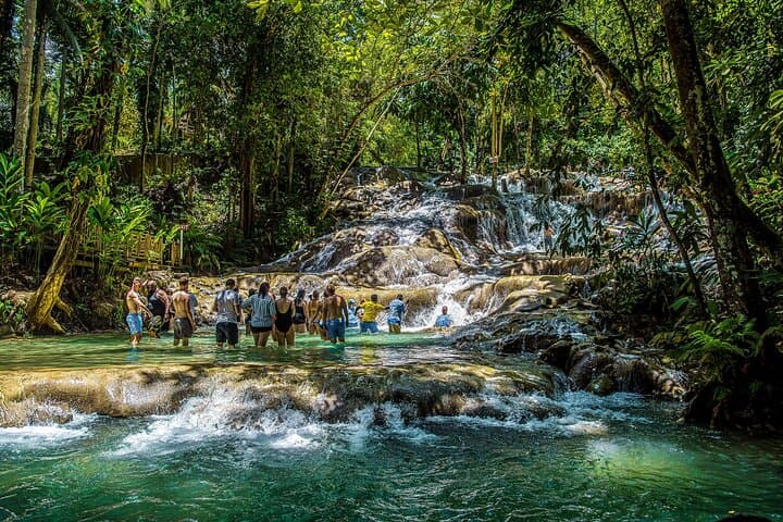Dunn’s River Falls and Zipline: Ocho Rios Adventure with Roundtrip Transfers photo 1