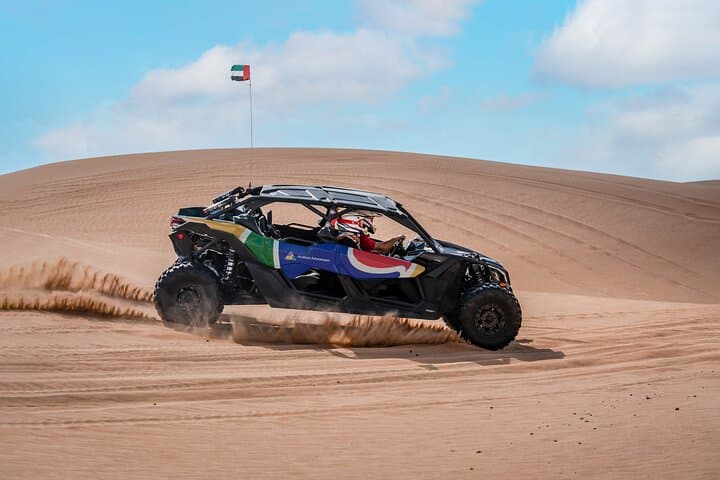 Dubai Dune Buggy Ride: Lahbab Off-Road Passenger Adventure with Transfers