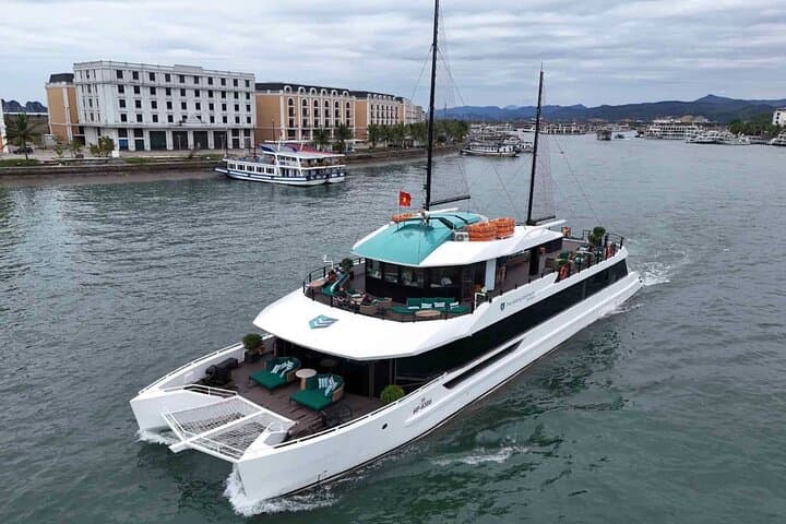 Luxury Catamaran Day Cruise from Hanoi to Ha Long & Lan Ha Bay