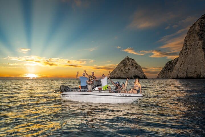 Mizithres Sunset Cruise & Turtle Spotting — Small-Boat Tour in Zakynthos
