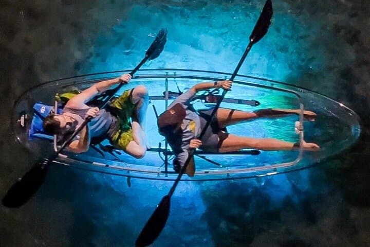Night Paddle Through Mosquito Bay: Clear Kayak Bioluminescent Tours in Vieques photo 3