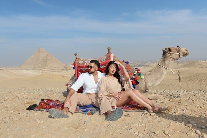Grand Egyptian Museum and Giza Pyramids: Full-Day Private Tour from Cairo photo 1