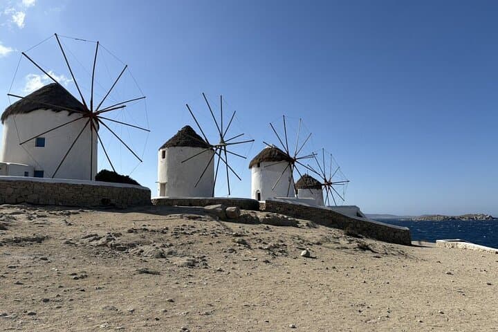 Half-Day Private Mykonos Tour — Windmills, Little Venice & Armenistis Lighthouse