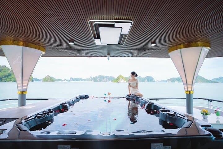 Halong Apollo Premium: Luxury Day Cruise with Buffet, Kayaks & Jacuzzi photo 3