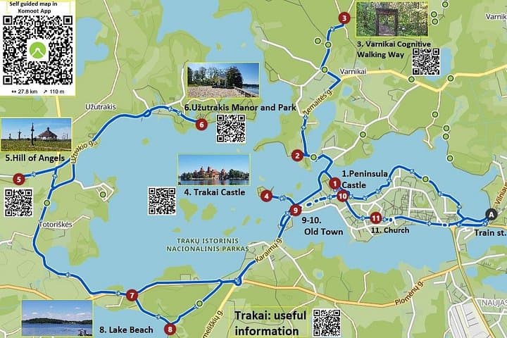 Self-Guided Trakai Bike Day Trip from Vilnius — Train Tickets + 24h Rental photo 2