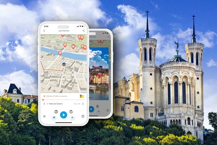 Self-Guided Lyon Walking Tour with Audioguide — Vieux Lyon & Presqu'île in 2–3 Hours