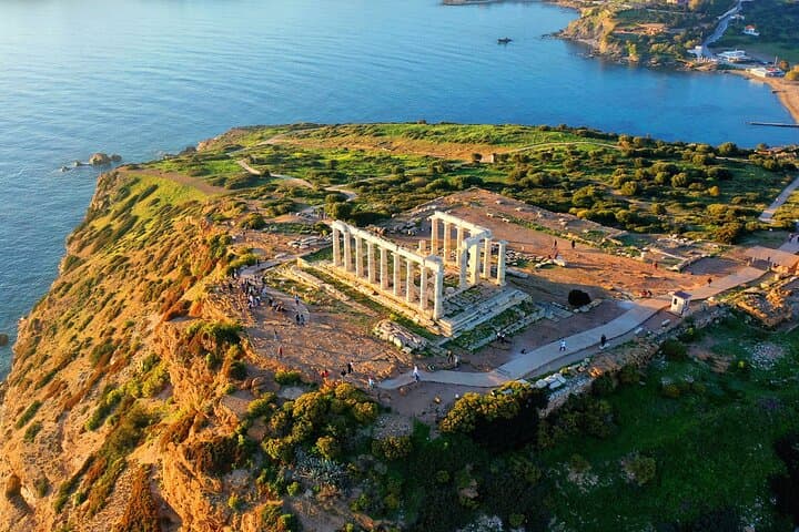 Sunset at Cape Sounion: Private Half-Day Temple of Poseidon & Athenian Riviera Tour