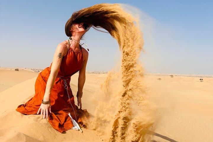 Evening Desert Safari in Abu Dhabi: Dune Bashing, Camel Rides & BBQ Under the Stars photo 3