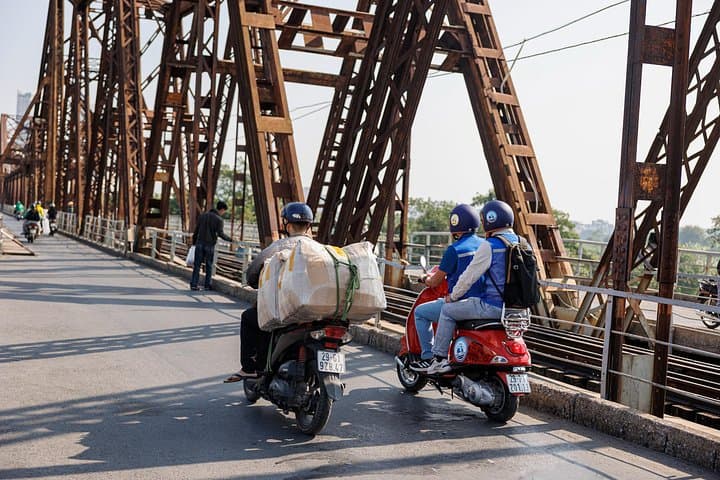 Vespa Through Hanoi Countryside to Bat Trang Ceramic Village