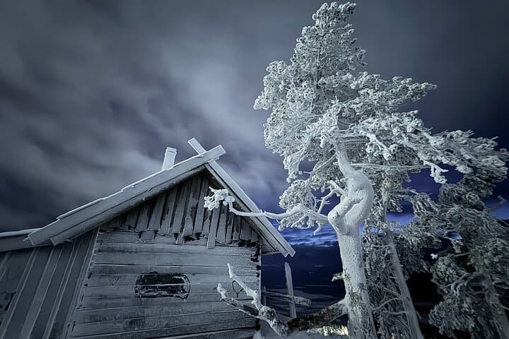 Private Snowshoeing to Santa's Cabin in Levi — Lapland Winter Hike photo 6