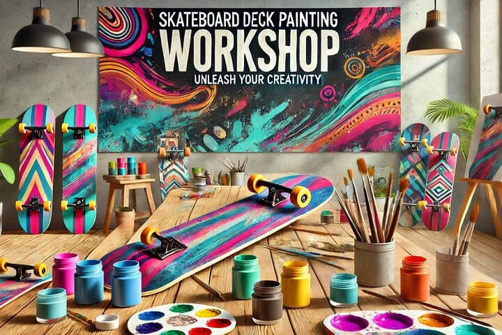 Paint Your Own Skateboard Deck in Riyadh — Hands-On Skate Art Workshop photo 5