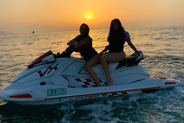 Sunset Jet Ski Splash & Sip in Dubai: Burj Al Arab & Palm Views photo 2