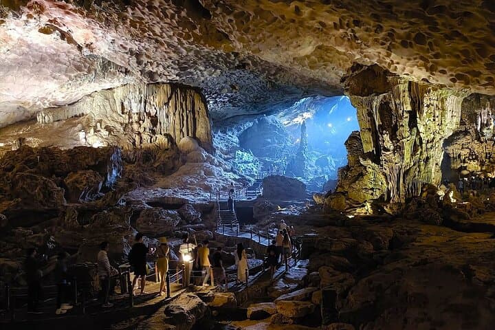 Halong Bay Luxury Day Cruise: Sung Sot Cave, Luon Kayak & Ti Top Beach photo 3