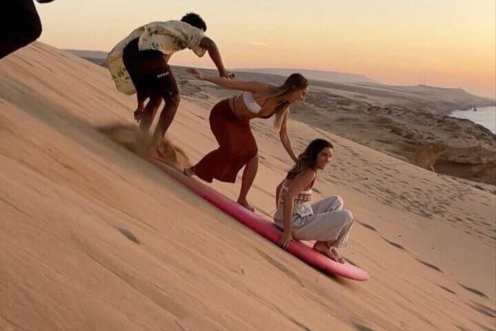 Sandboarding Timlalin Dunes from Agadir: Coastal Dune Adventure