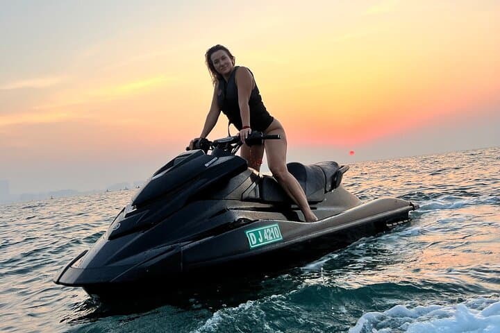 Sunset Jet Ski Splash & Sip in Dubai: Burj Al Arab & Palm Views photo 3