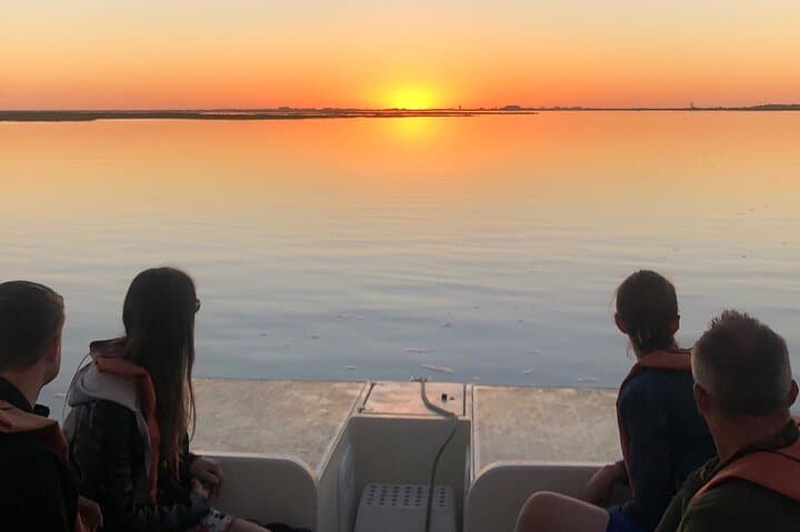 Solar Sunset Cruise in Ria Formosa from Faro – Eco-friendly Boat Tour photo 3