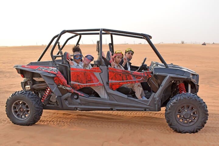 Dubai Morning Dune Buggy Safari: Sandboarding & Sunrise Camel Ride photo 3