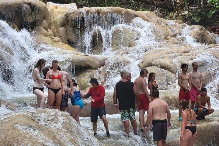 Dunn's River Falls & Blue Hole Secret Falls: Day Trip from Falmouth