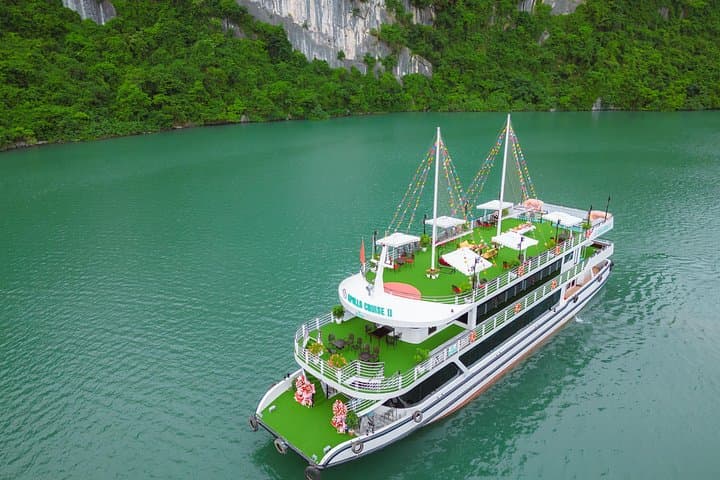 Apollo Halong Bay Cruise from Hanoi — Buffet, Jacuzzi & Sung Sot Cave Day Trip photo 2