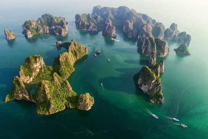 Luxury Halong Bay Day Cruise: Buffet, Pool & Sunset Party on Route 2 photo 4