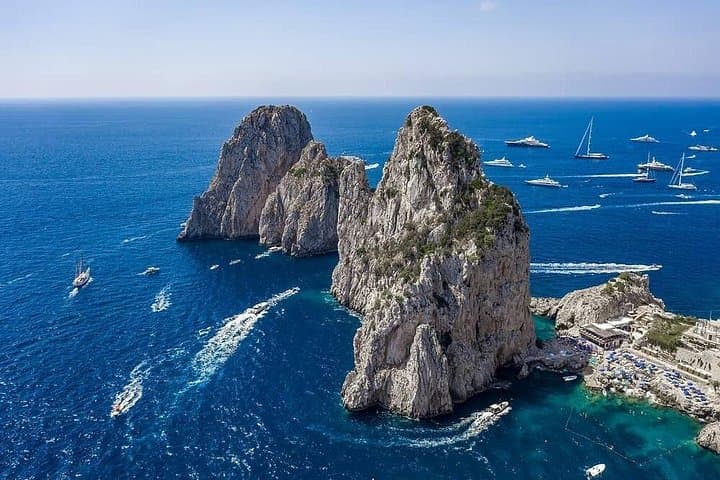 Praiano to Capri: Private Amalfi Coast Boat Tour and Blue Grotto Experience photo 1