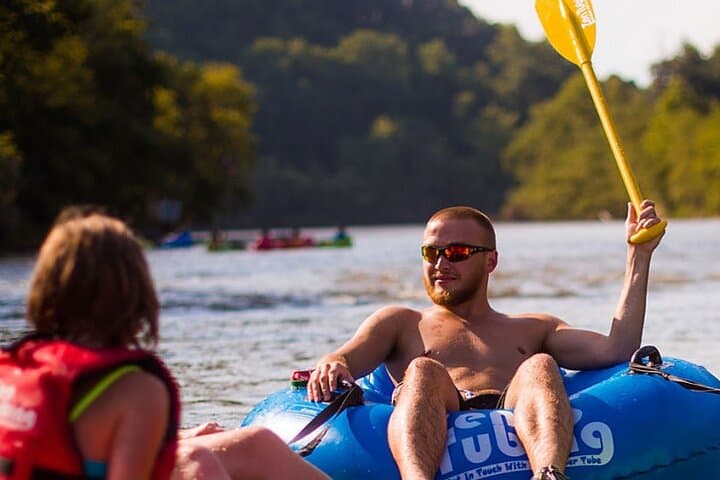 French Broad River Tubing in Asheville: Drift, Play, and Watch the Mountains Roll By