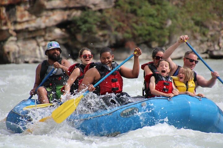 Athabasca Falls Rafting Canyon Run in Jasper — 15 km River Adventure