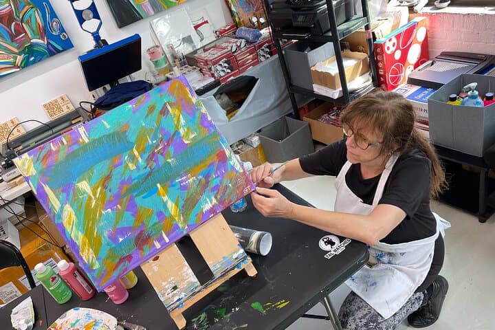 Bronx Palette Knife Abstract Painting Workshop — Small Group NYC Class