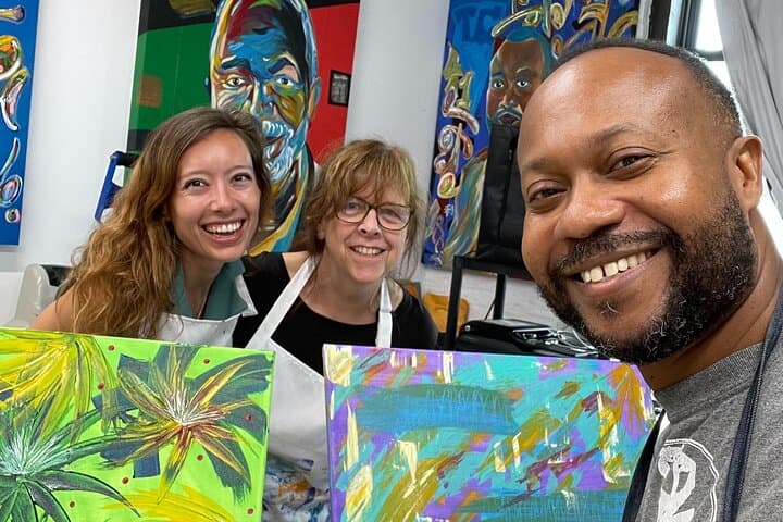 Bronx Palette Knife Abstract Painting Workshop — Small Group NYC Class photo 3