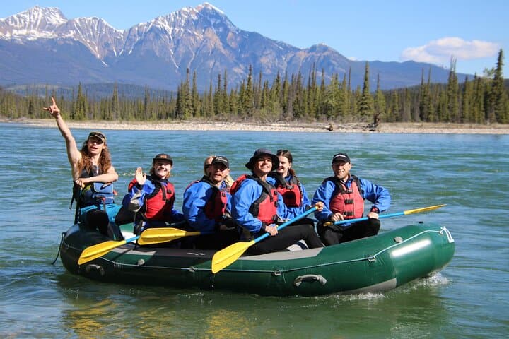 Rafting Athabasca River Mile 5 — Jasper Class II Morning Trip
