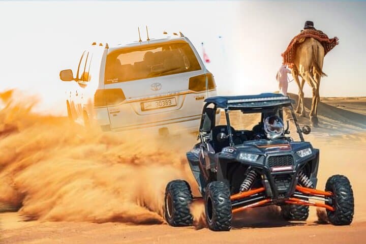 Doha Desert Safari: Dune Bashing, Sand Buggies & Camel Rides