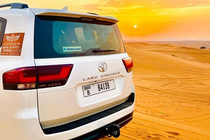 Morning Desert Safari in Lehbab: Dune Bashing, Camel Ride & Sandboarding photo 3