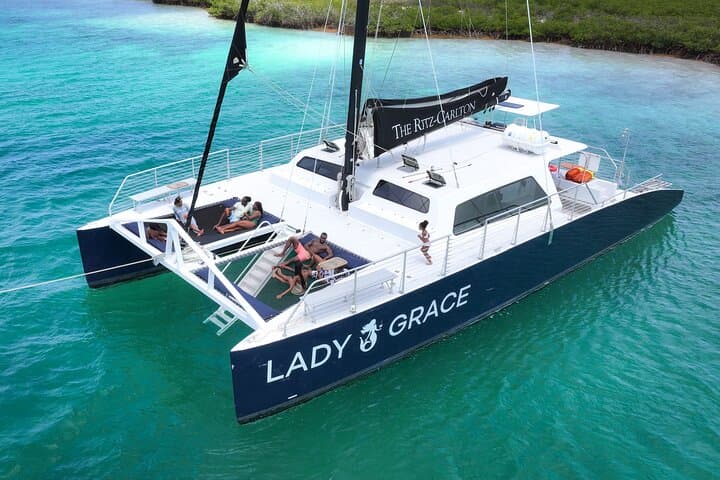 Grace Bay Luxury Catamaran Reef Snorkel Sail in Providenciales photo 2