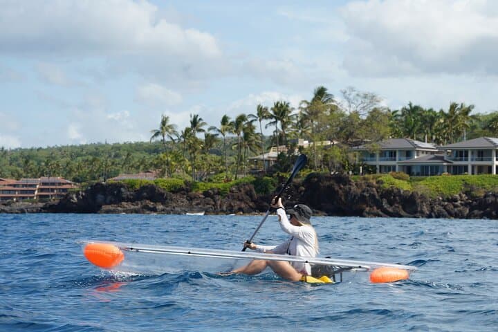 Clear-Bottom Glassy Kayak Rental in Maui — Makena Tandem Experience